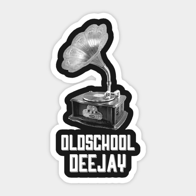 Oldschool Deejay Sticker by CHROME BOOMBOX